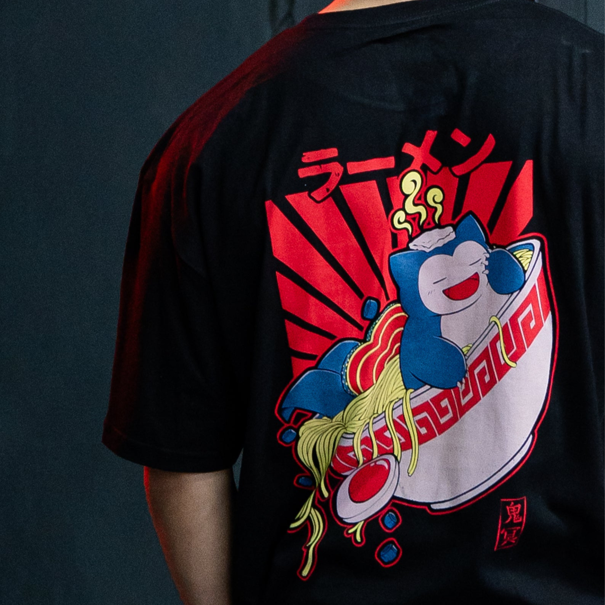 SNORLAX | NEGRO |  Playera Corte regular| 180g | 
