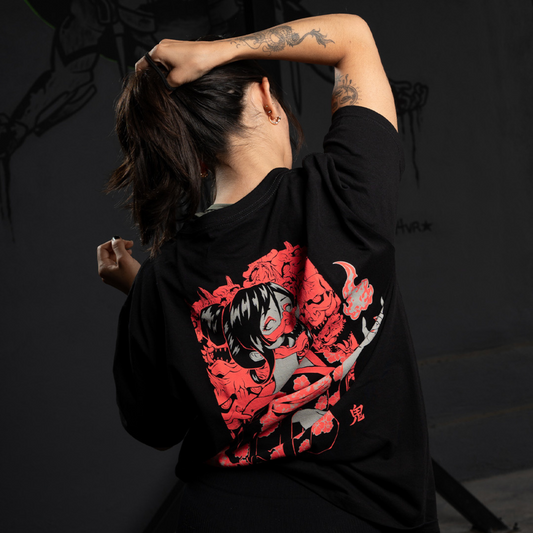 GEISHA |  Playera Corte regular| 180g | "Esencia oversize"